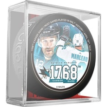 Inglasco / Sherwood Puk Patrick Marleau #12 San Jose Sharks 1768 Games Played Most In The NHL Souvenir Hockey Puck