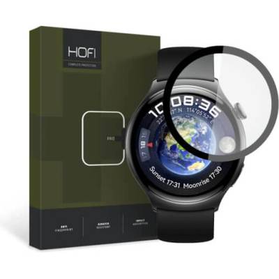 HOFI Протектор за HUAWEI Watch 4, HOFI Hybrid Pro Glass, Черен (9490713935590)