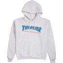 Thrasher Outlined hoodie ash grey sivá