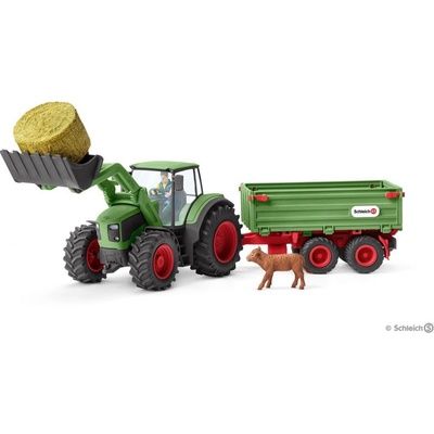 Schleich Farm Life Traktor s přívěsem 3 roky