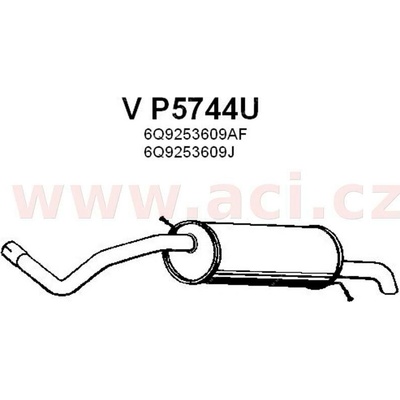 Zadní díl výfuku FENNO/IMASAF ACI V P5744