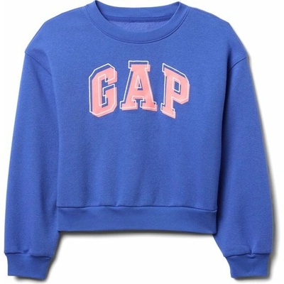 GAP dětská oversize mikina s logem tmavě modrá
