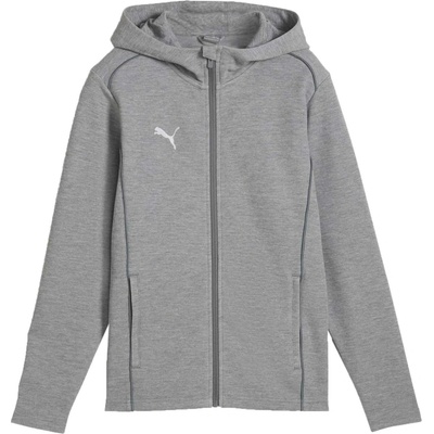 Puma Teamfinal Casuals Hooded Jacket sivá