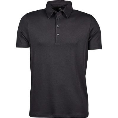 Tee Jays pánská polokošile Pima Tmavě šedá