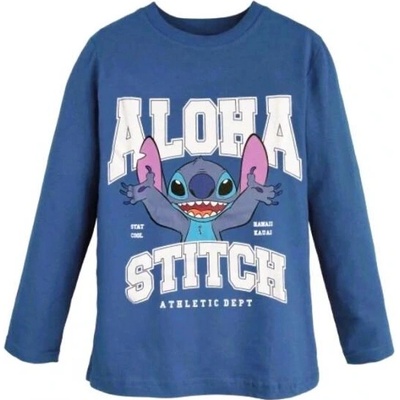 E plus M Dětské tričko s ALOHA STITCH dlouhý rukáv