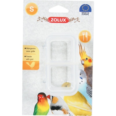 Zolux Kŕmidlo plast s deliacej mriežkou 9 cm