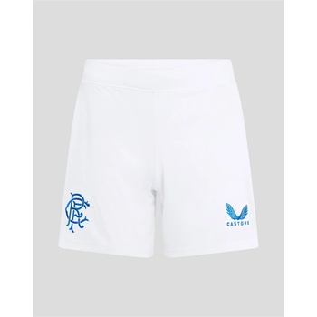 Image 1 of Castore Дамски къси панталони Castore Rangers Home Shorts 2024 2025 Womens - White/Blue