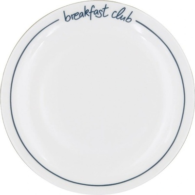 Eulenschnitt Porcelánový talíř Breakfast Club Ø 20,4 cm – dark blue