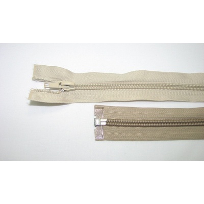 Zips špirála deliteľný 5mm - dĺžka 30cm,farba béžová
