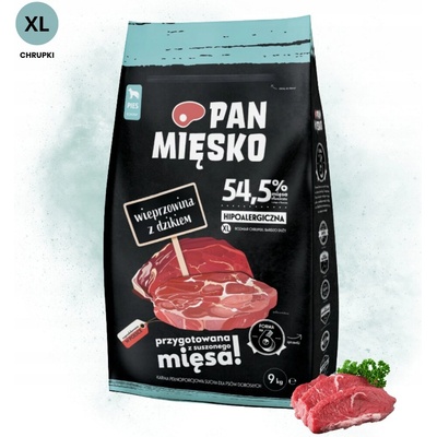 PAN MIĘSKO Vepřové maso s divočákem XL 9 kg