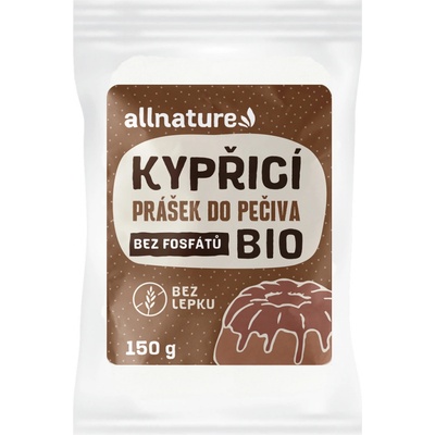 ALLNATURE Kypřící prášek do pečiva BIO 150 g – Sleviste.cz