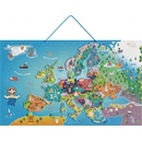 Playtive magnetická mapa mapa Európy