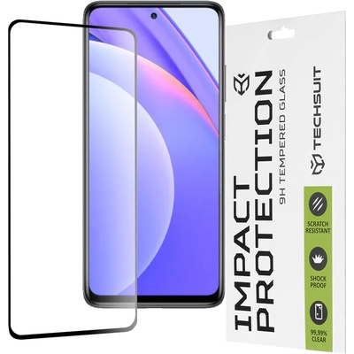 Techsuit Протектор за Xiaomi Mi 10T Lite 5G - 111D Full Cover / Full Glue Glass - Черен