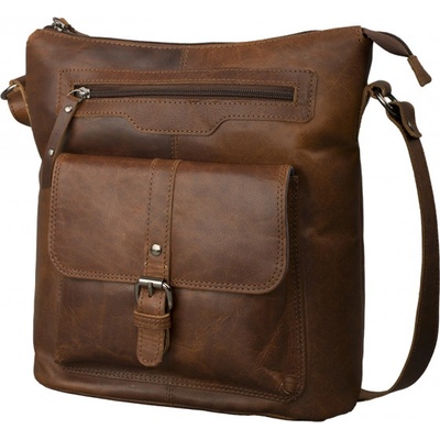 Buffalo Pull-Up Vintage Leather 29x29x13cm hnedá