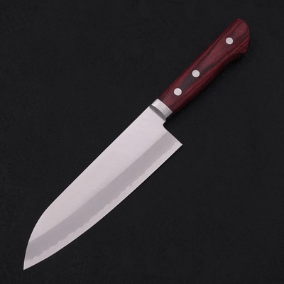 Musashi Кухненски нож Musashi - Япония - Ръчна изработка - Стомана Aogami 2 - Santoku - 165мм