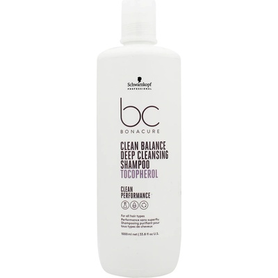 Schwarzkopf BC Bonacure Clean Balance Deep Cleansing Shampoo 1000 ml