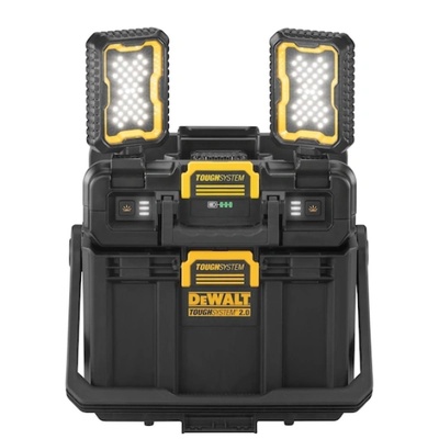 DEWALT LED лампа + място за съхранение, TOUGHSYSTEM2.0, 4000lm