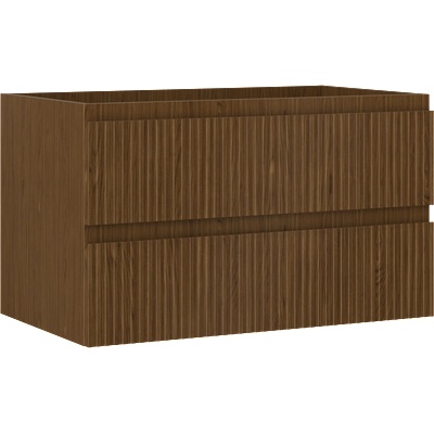 Mexen Rivel шкаф за баня под умивалник 80 см, 2 чекмеджета, орех - 91A20-08047-2-BFF86 (91A20-08047-2-BFF86)