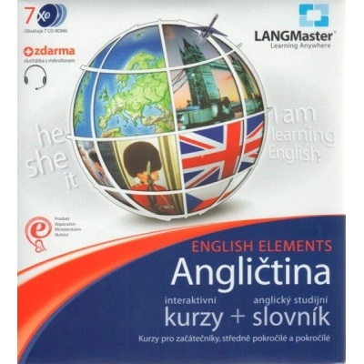 LANGMaster Angličtina ELEMENTS - kurz a studijní slovník Lexicon – Zboží Živě