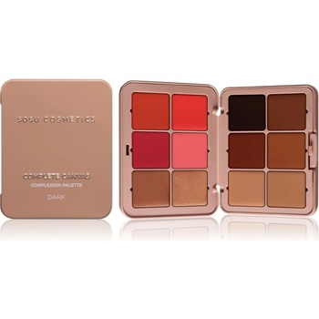 SOSU Cosmetics Complete Canvas Complexion Palette мултифункционална палитра за лице цвят 26.4 гр