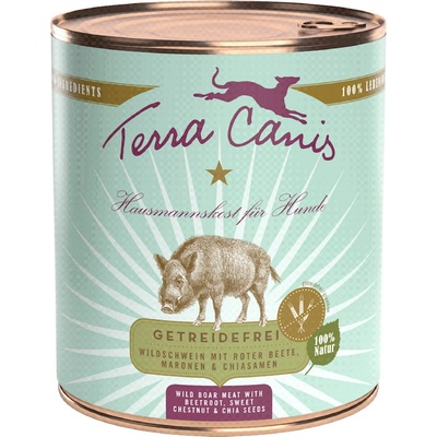 Terra Canis kačacie s tekvicou, jahodami a bezinkami 6 x 800 g