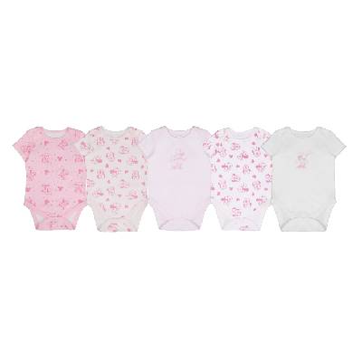 Babys Disney 5Pk Bodysuit - Minnie Mouse