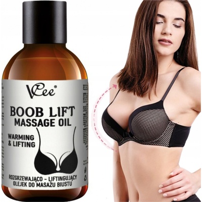 VCee Boob lift massage zpevňující masážní olej na prsa 200 ml