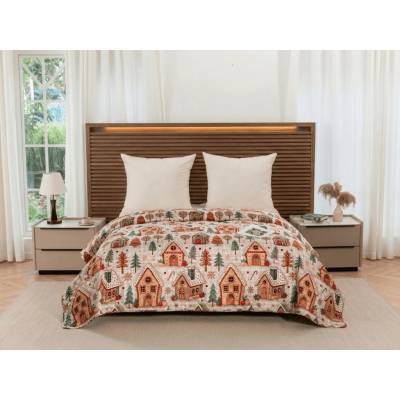 Textilomanie Prehoz na posteľ GINGER HOME, farebný 220 x 240 cm