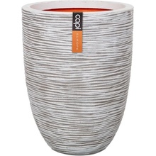 Capi Květináč kulatý Rib NL 46 x 58 cm ivory