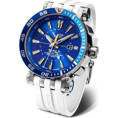 Vostok Europe NH34/575A716 Bílý silikonový řemínek