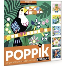 Poppik Kreativní samolepkové karty V džungli
