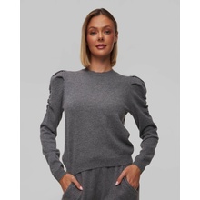 Kujten Naoto Round Neck Dámsky Kašmírový Sveter šedý