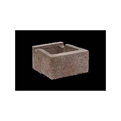 CUP STONE malý hladký Hnědá