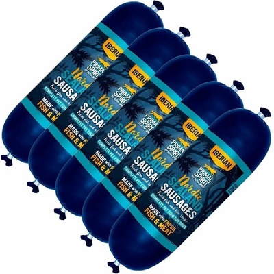 Primal Spirit Dog Iberian Nordic Sealand Sausage 5 x 1 kg