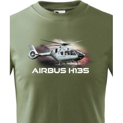 Dětské tričko Airbus Helicopters H135 MilitaryCanvas Dětské tričko Bezvatriko.cz 3234