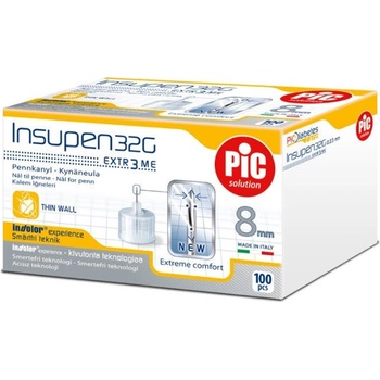 Image 1 of Стерилизирани инсулинови игли , PIC Solution Insupen Disposable Needles 32G x8mm 100pcs