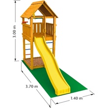 Jungle hrací sestava CABIN bez skluzavky