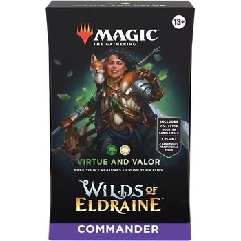 Wizards of the Coast Magic The Gathering Wilds of Eldraine Commander Deck Virtue and Valor