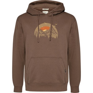 GreenBomb Мъжка блуза с дълъг ръкав GreenBomb Peak Circle Joy Hoodie - Earth Wood (217-0590-0113)