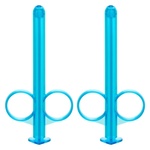California Exotic Novelties Комплект апликатори за лубрикант Lube Tube 2 бр. сини