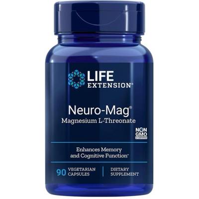 Life Extension Neuro-Mag Magnesium L-Threonate, 90 капсули, Life Extension (01603 LE)