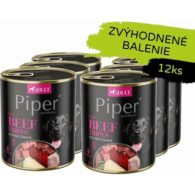 Piper Adult hovädzie držky a červená repa 12 x 800 g