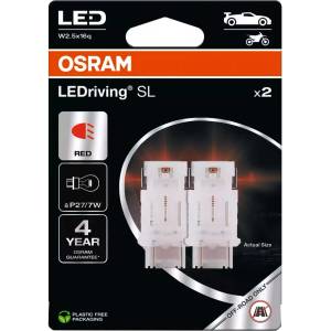 OSRAM LEDriving SL RED 2BL P27/7W 1.4W