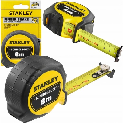 STANLEY Svinovací metr 8m x 25mm CONTROL LOCK s magnetem STHT37232-0