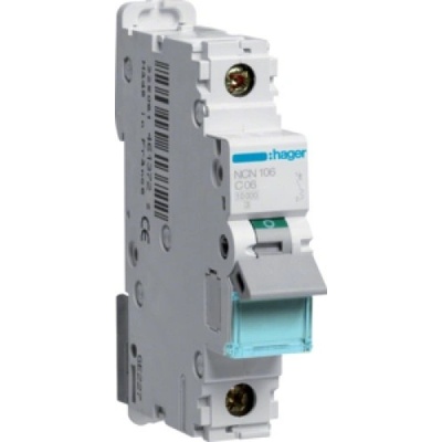 Hager NCN106 6A C