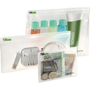 LEITZ Несесер Leitz Traveller Zipper XS/S/M wash bag 3 units - Clear (Transparent)