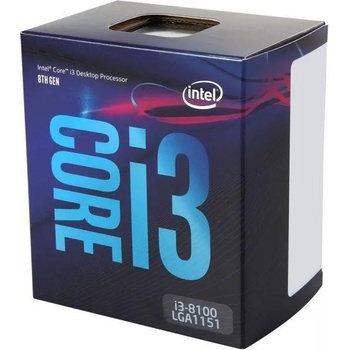 Intel Core i3-8100 4-Core 3.6GHz LGA1151 Box (EN)