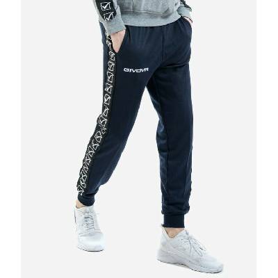 Pantalone Terry Band modrá