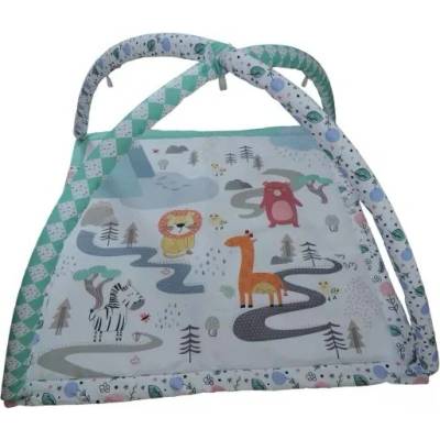 Man Yuk Toys Игрална постелка с горски десен - 76 x 76 см (8532)