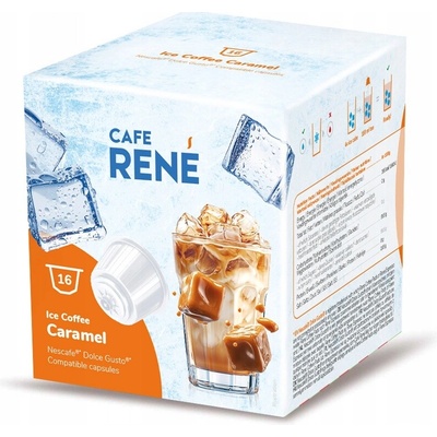 Café René Ice Coffee Caramel 16 kapslí